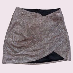 House of CB mini glitter skirt